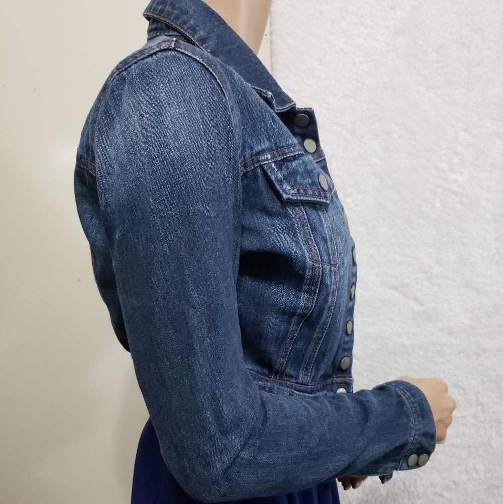 Highway Jean's denim crop jacket size S - Picture 4 of 8